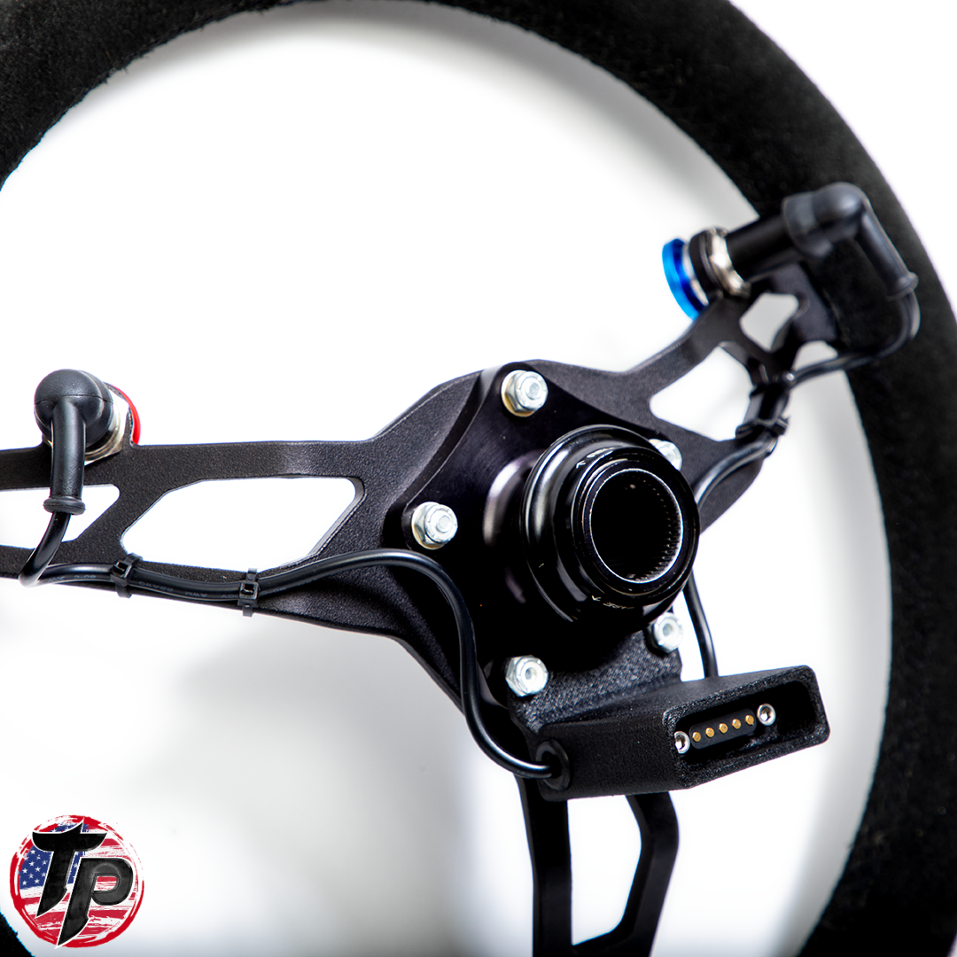 Tick Performance - Blue Push-Button Switch For Aftermarket Steering Wheel