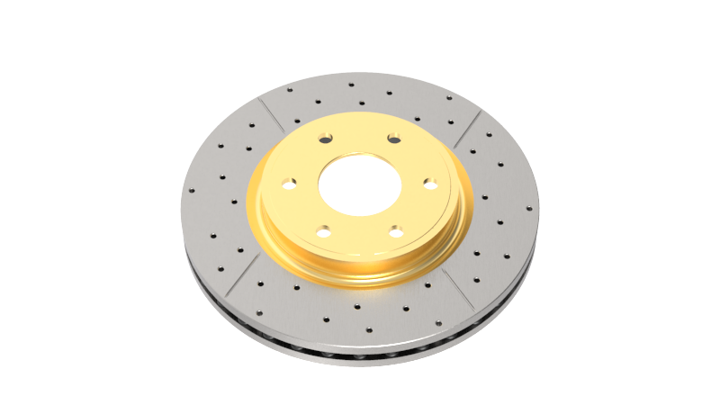 DBA 96-99 BMW 328i E36 (w/Solid Rear Rotor) Rear Drilled & Slotted Street Series Rotor