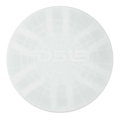 DS18 NXL-iQ Subwoofer w/ LED Lights 12in 600 Watts RMS 4 ohm White w/ Cover