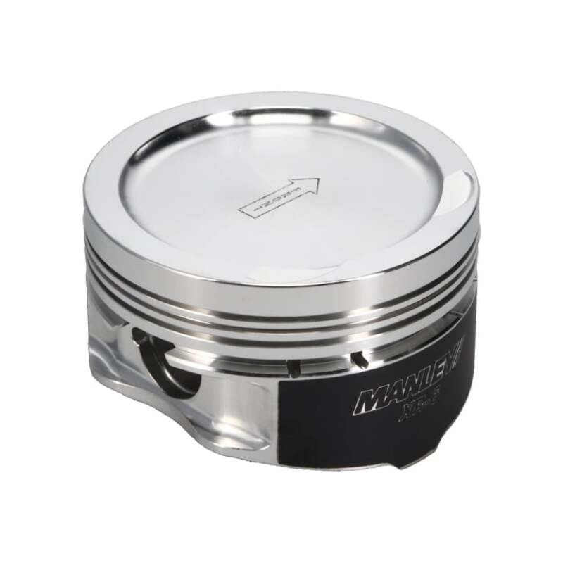 Manley Nissan SR20DE Piston Set - 86.25mm Bore 1.260in CH, -12.00 CC
