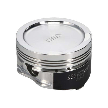Manley Nissan SR20DE Piston Set - 86.25mm Bore 1.260in CH, -12.00 CC