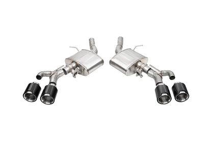 Corsa 22-25 Cadillac CT4 V Blackwing 3in Active Valve Axle-Back - 4.5in Carbon Fiber Polished Tip