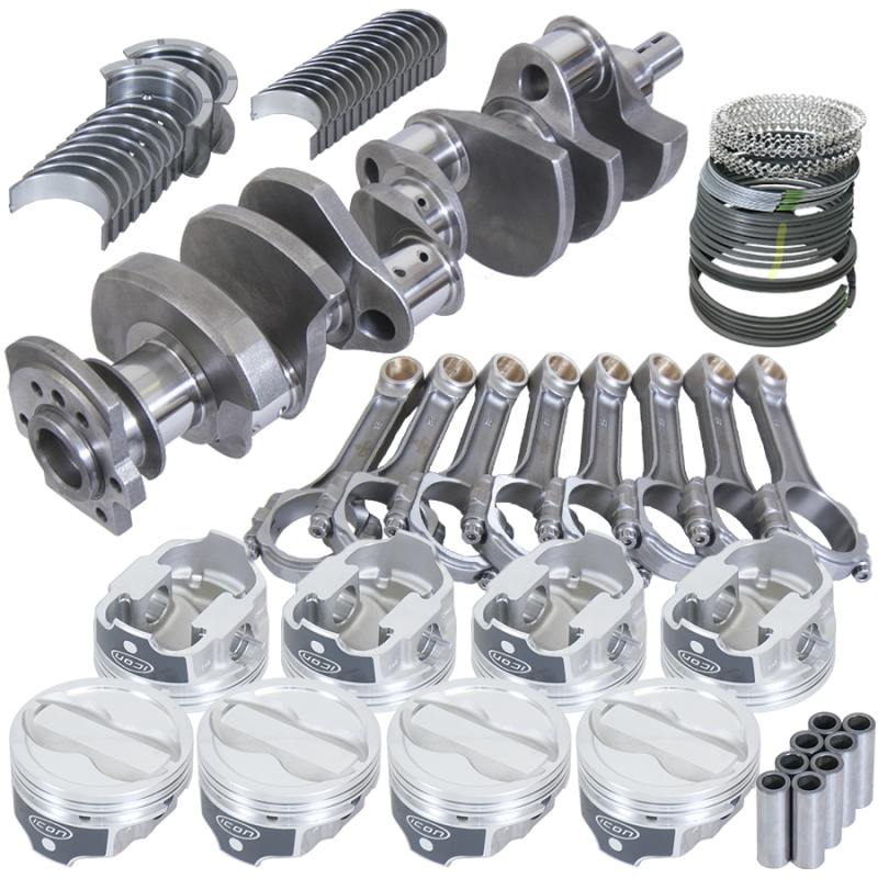 Eagle Chevy 350 3.750in Crank 6.000in I-Beam Rods -18cc 4.000in Pistons Rotating Assembly