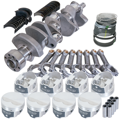 Eagle Chevy LT1 350 1Pc 3.480in Crank 5.700in I-Beam Rods -3.7cc 4.060in Pistons Rotating Assembly