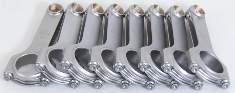 Eagle Chevrolet Small Block 6.000in Length 2.000in Journal Forged 4340 Steel H-Beam Rods - Set of 8