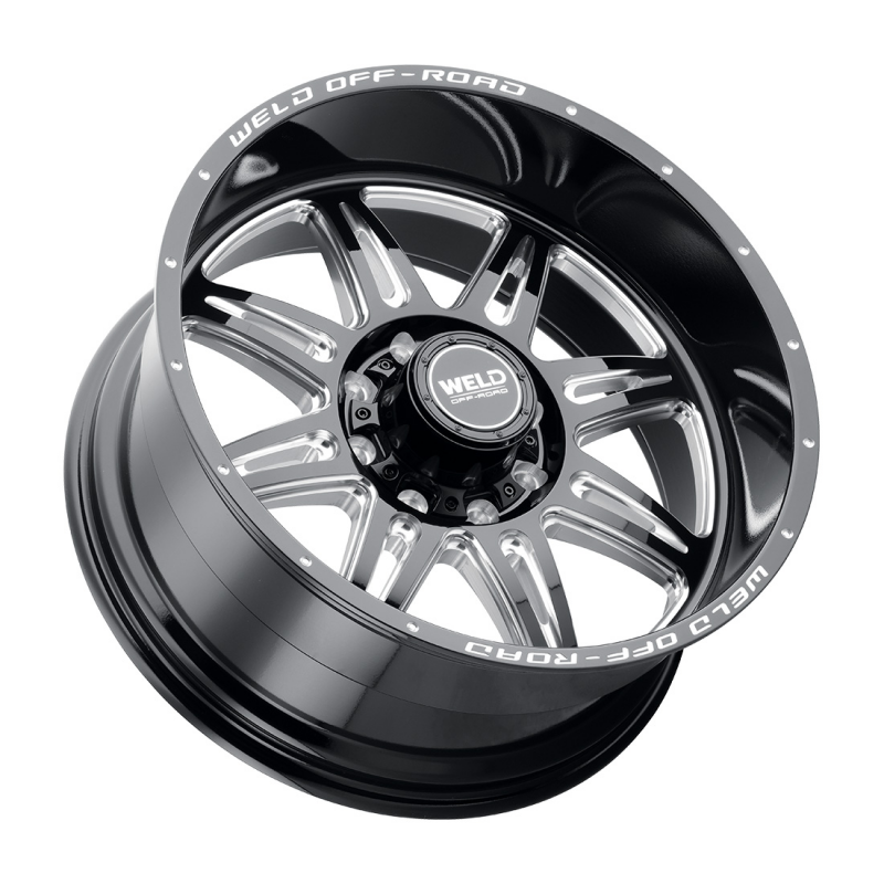 Weld Cheyenne W132 Series 20x12 / 8x180 / ET -44 / 124.3 CB - Gloss Black Milled