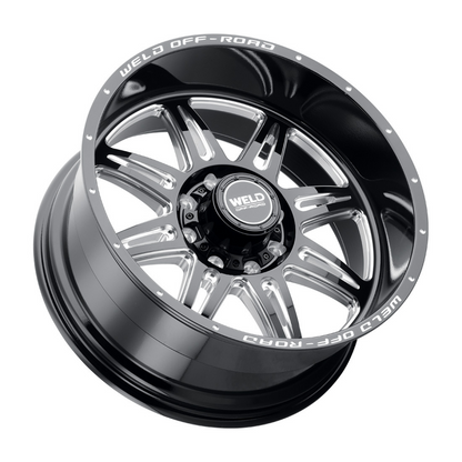 Weld Cheyenne W132 Series 20x12 / 8x180 / ET -44 / 124.3 CB - Gloss Black Milled