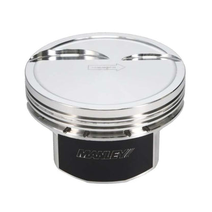 Manley Chevy LS Series 4.001in Bore 1.115in CH -10cc Platinum Series Pistons - Set of 8
