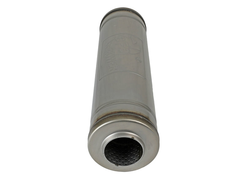 aFe MACH Force-Xp Muffler 2-1/2 IN ID Center/Center x 5 IN Dia. x 18 IN L - Round Body