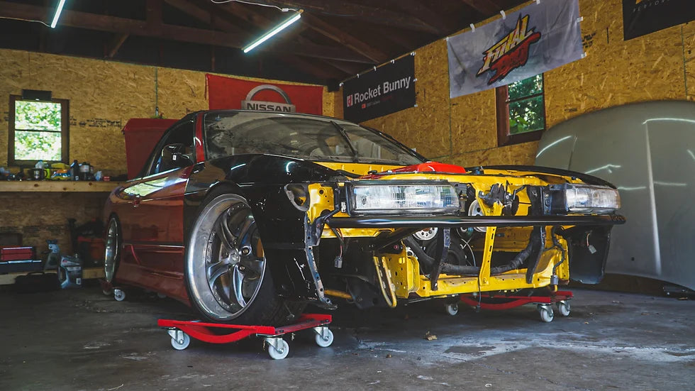 Limitless Auto Fab - Nissan S13 Front Single Row Bash Bar