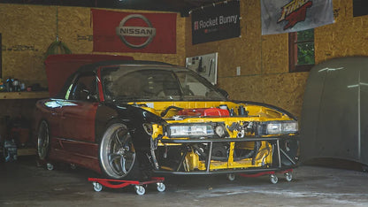 Limitless Auto Fab - Nissan S13 Front Dual Row with Braces Bash Bar