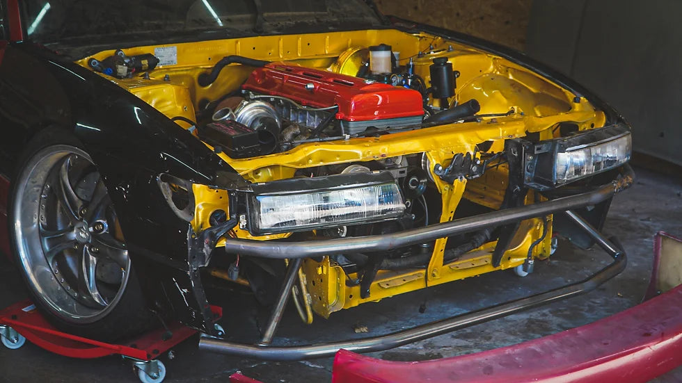Limitless Auto Fab - Nissan S13 Front Dual Row Bash Bar