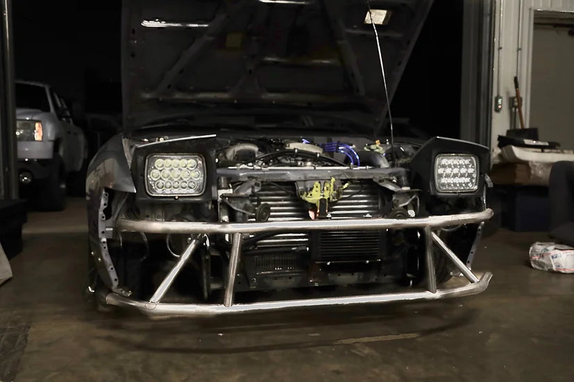 Limitless Auto Fab - Nissan S13 Front Dual Row with Braces Bash Bar