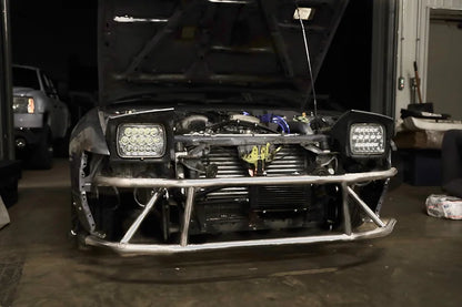 Limitless Auto Fab - Nissan S13 Front Dual Row with Braces Bash Bar