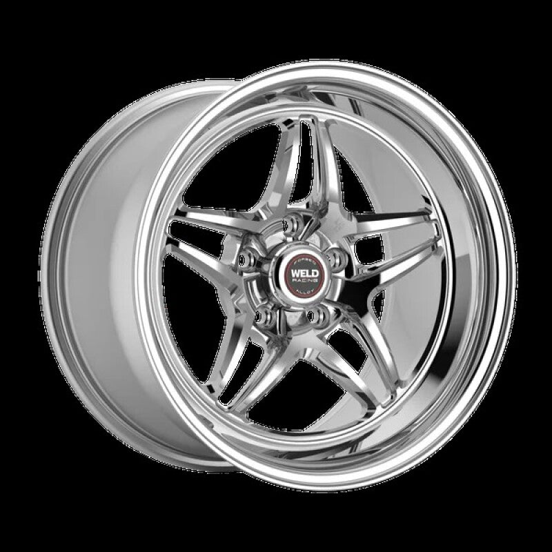 Weld S81 18x5 / 5x115 BP / 2.1in BS Polished Wheel (High Pad) - Non-Beadlock