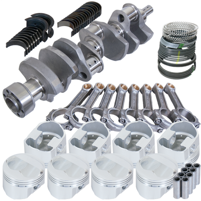 Eagle Chevy LT1 350 1Pc 3.750in Crank 5.700in I-Beam Rods 7cc Dome 4.040in Pistons Rotating Assembly