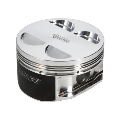Manley Nissan GT-R 3.8L VR38DETT 99mm Bore 9.8:1 CR -2cc Dish Extreme Duty Piston Set w/ Rings