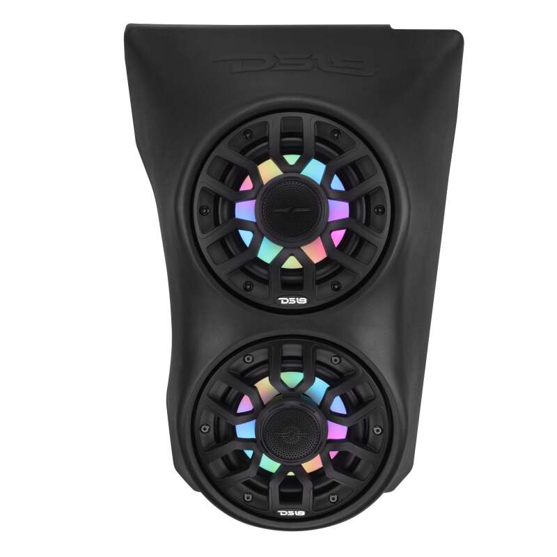 DS18 Water Fall Center Cnsl Loaded Enclosure 2x NXL-IQ6/BK Included 2017+ 2&4 Door IP65 PE Material