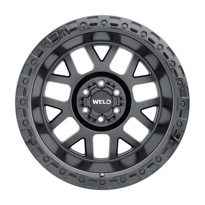 Weld Off-Road W104 20X9 Cinch 6X135 6X139.7 ET00 BS5.00 Satin Black - 106.1