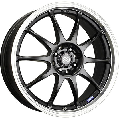 Enkei J10 17X7 4x100/108 42mm Offset 72.6mm Bore Silver Wheel (MOQ 40)