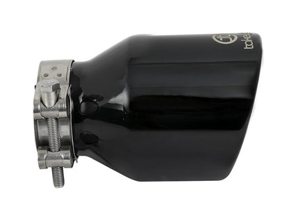 aFe Takeda Universal Exhaust Tip 2-1/2 IN Inlet x 4 IN Outlet x 6 IN L- Black