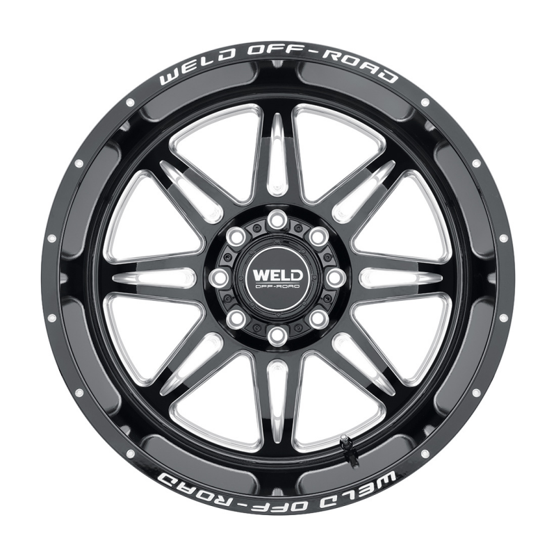 Weld Cheyenne W132 Series 20x12 / 8x180 / ET -44 / 124.3 CB - Gloss Black Milled