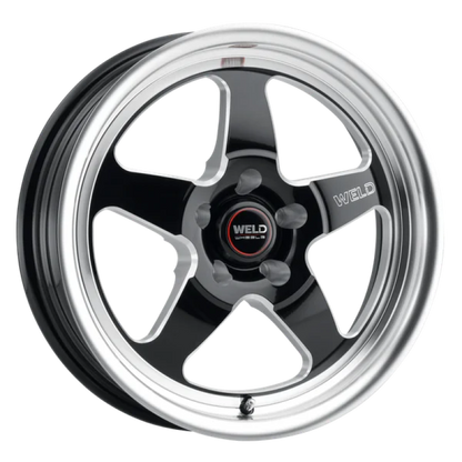 Weld 17x10 Ventura Drag 5x114.3 ET25 BS 6.48 Gloss BLK MIL DIA 78.1