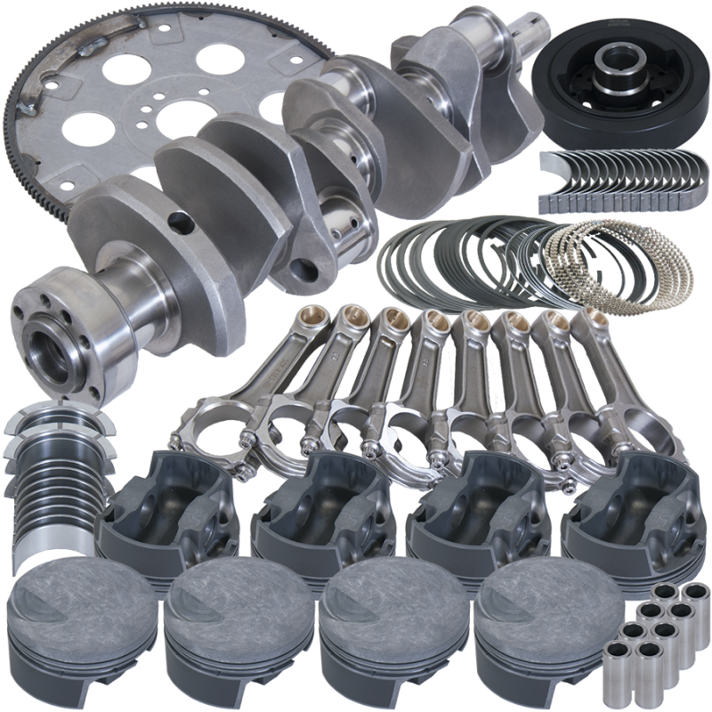 Eagle Chevy 454 1Pc 4.250in Crank 6.385in I-Beam Rod -3cc Flat Top 4.320in Pistons Balanced Assembly