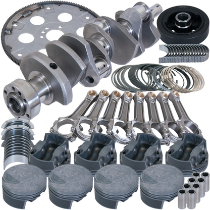 Eagle Chevy 454 1Pc 4.250in Crank 6.385in I-Beam Rod -3cc Flat Top 4.320in Pistons Balanced Assembly