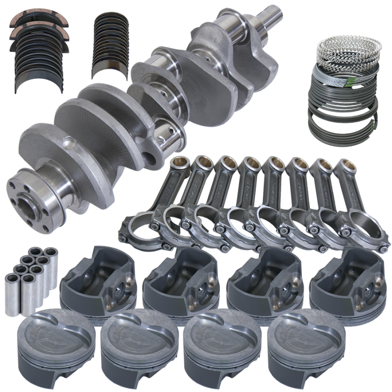 Eagle Ford 351W 4.000in Crank 2.750in Mains 6.250in I-Beam Rods 4.030in Pistons Balanced Assembly