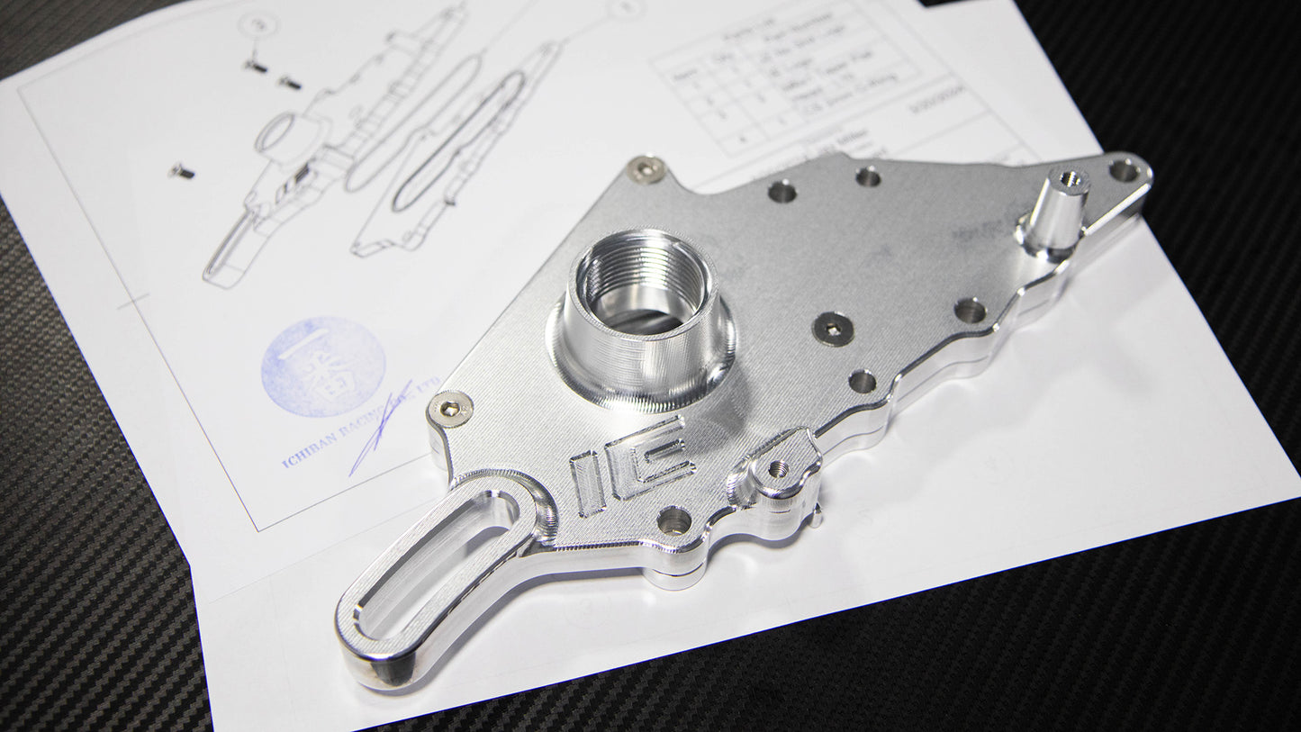Ichiban Engineering - 1JZ / 2JZ - Billet Water Inlet Alternator Bracket