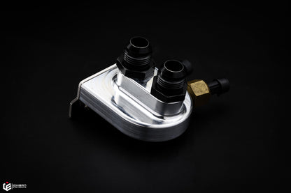 Ichiban Engineering - Universal Billet Remote Oil Filter Mount Kit