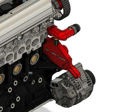 Ichiban Engineering - 1JZ / 2JZ - Billet Water Inlet Alternator Bracket