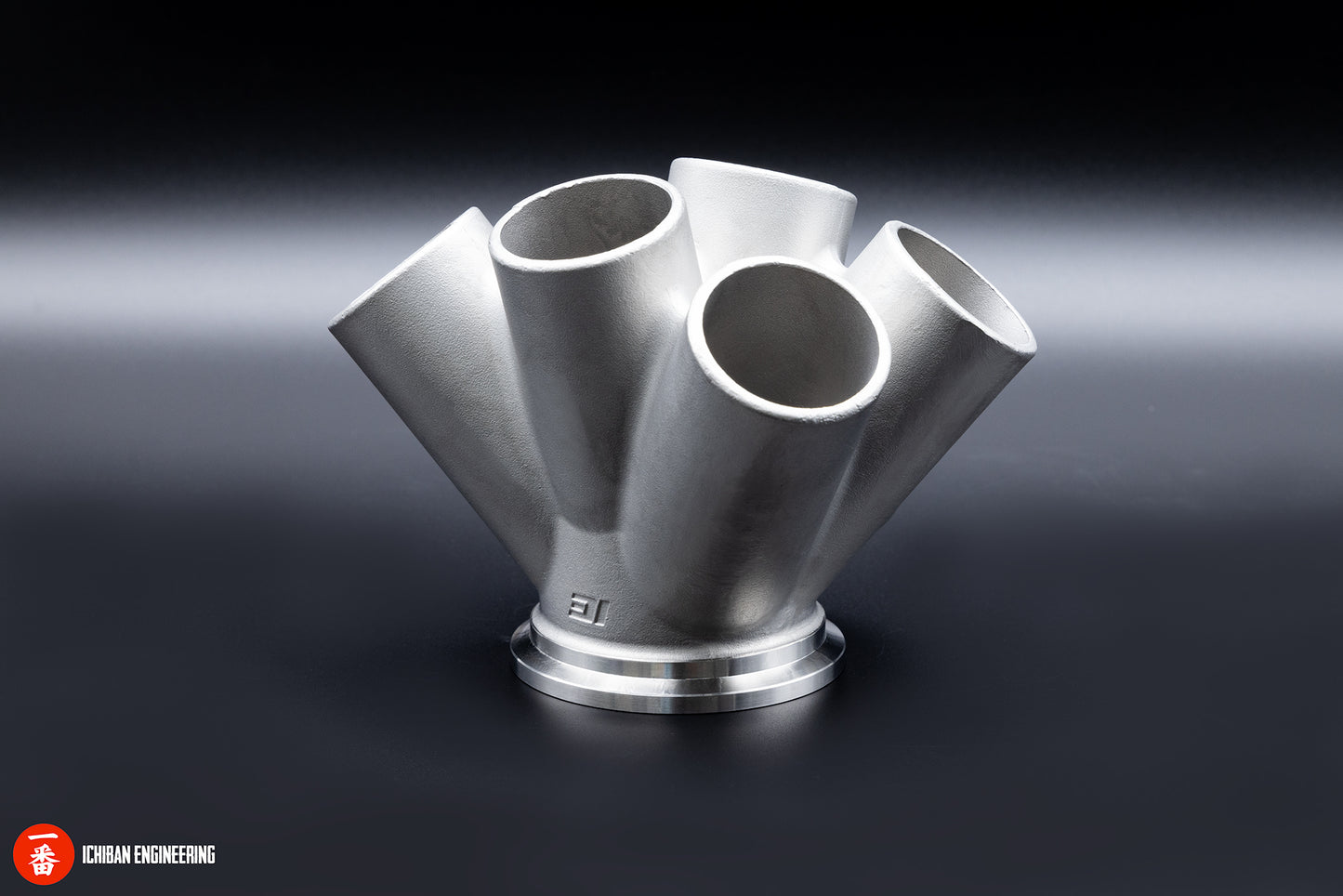 Ichiban Engineering - Cast Stainless Steel V-Band 6 to 1 - Merge Collector - Small Frame