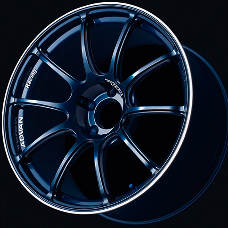 Advan RZII 15x8.0 / +28 Offset / 4x100 / 63mm Bore / Racing Indigo Blue and Ring