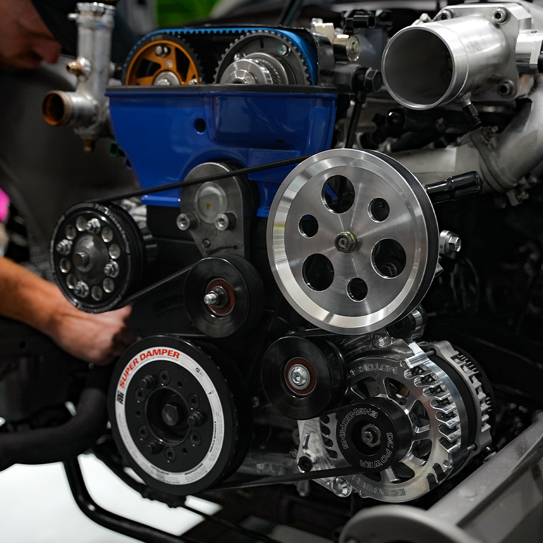 Drift HQ - 2JZ Alternator Relocation Bracket