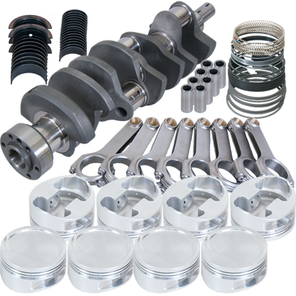Eagle Chevy 502 1Pc 4.250in Crank 6.385in H-Beam -20cc 4.600in Pistons Rotating Assembly