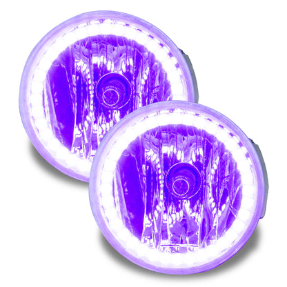 Oracle Lighting 08 Ford Explorer Sport Trac PreAssembled LED Halo Fog Lights UV/Purple