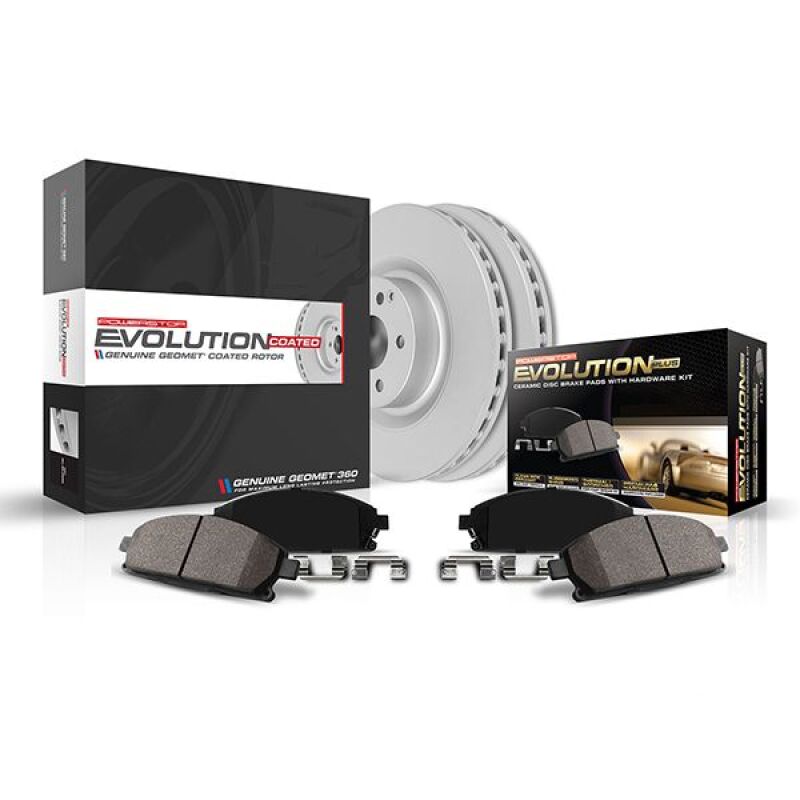 Power Stop 20-22 Toyota Prius Prime Front and Rear Z17 Coated Brake Kit