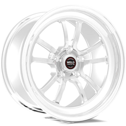 Weld S70 RT-S 17x10.5in / 5x120 BP / 7.7in. BS - Polished Center - Polished Shell Wheel