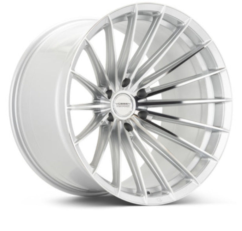Vossen HFX-4 20x9.5 - 6x135 - ET15 - Deep Face - 87.1 - Silver Polished Wheel