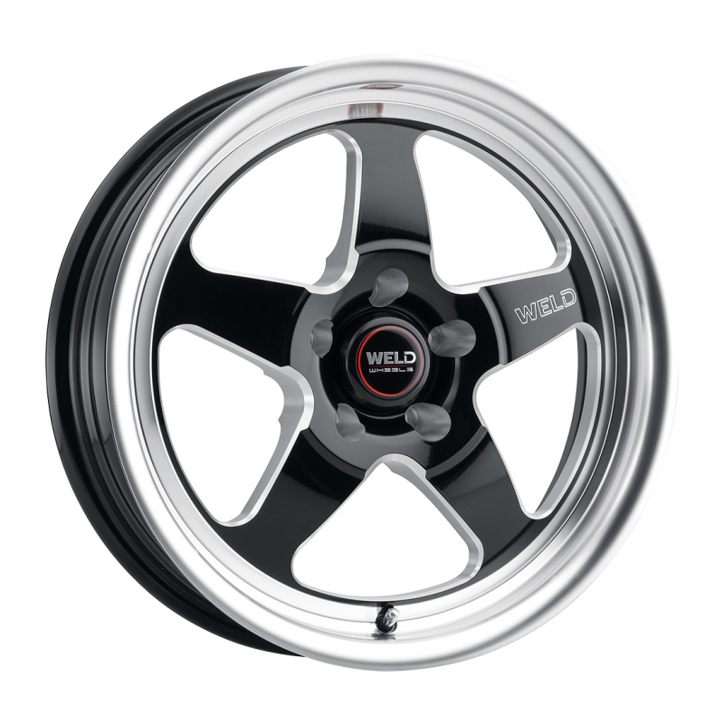 Weld S155 18X5 Ventura Drag 5X120.65 ET-23 BS2.1 Gloss Black MIL Dia 78.1