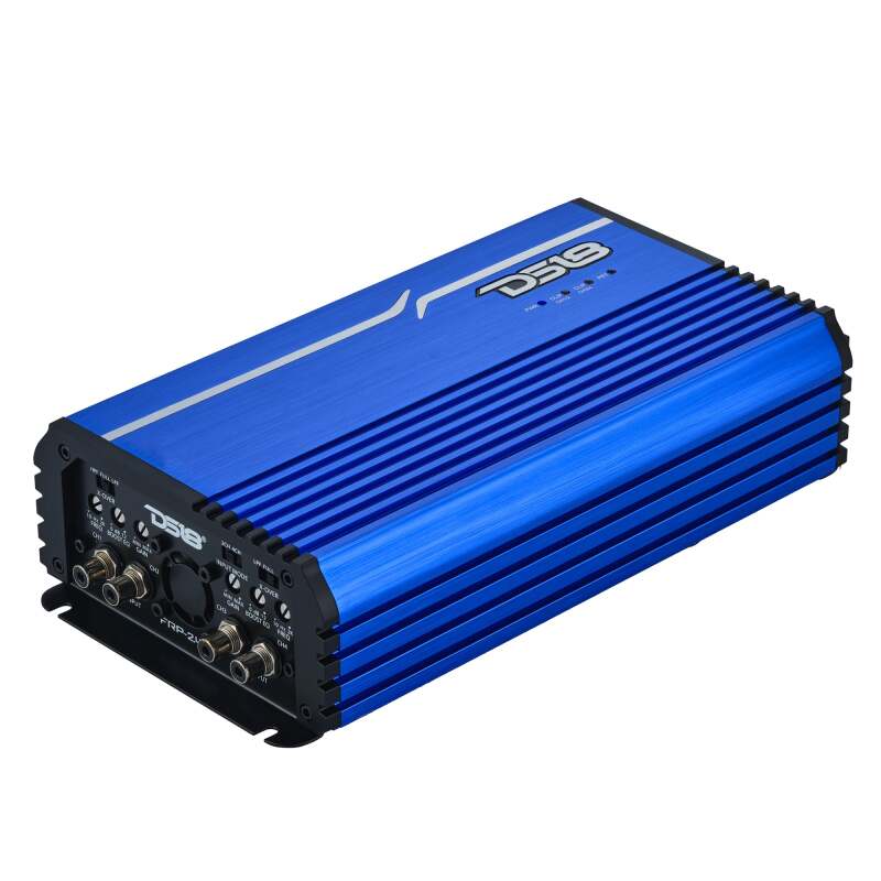 DS18 4-Channel Class-D Amp Stereo Full-Range 4 x 250 W RMS at4 ohm - Blue