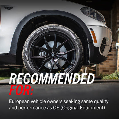 Power Stop 10-11 Saab 9-3X Euro-Stop ECE-R90 Front Brake Pads