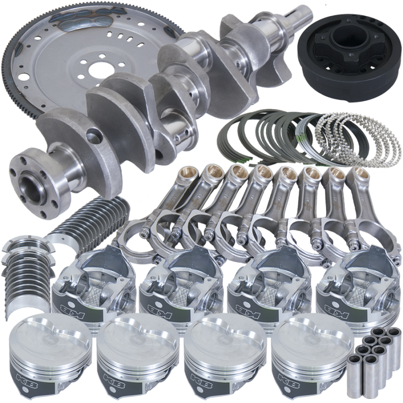 Eagle Ford 302 3.400in Crank 5.400in I-Beam Rods 4.000in Pistons 157 Tooth FW Balanced Assembly