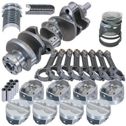 Eagle Ford 351W 4.000in Crank 6.200in I-Beam Rods -11cc Flat Top 4.040in Pistons Rotating Assembly
