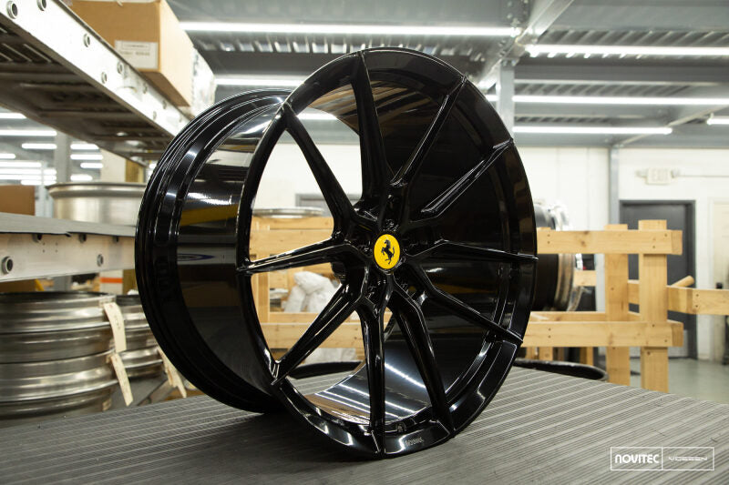 Vossen x Novitec NF9 21x10 - 5x114.3 BP - ET32 - Gloss Black Ferrari 812 Superfast/GTS Front Wheel