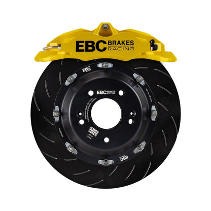 EBC Racing 01-07 Acura RSX Type S 2.0L Yellow Apollo-4 Calipers 330mm Rotors Front Big Brake Kit