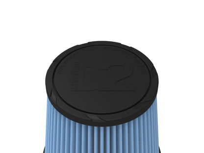aFe Magnum FORCE Intake Replacement Air Filter w/ D2 Dura-Dry Media 3-1/2in Fx8in Bx5-1/2in Tx8in H