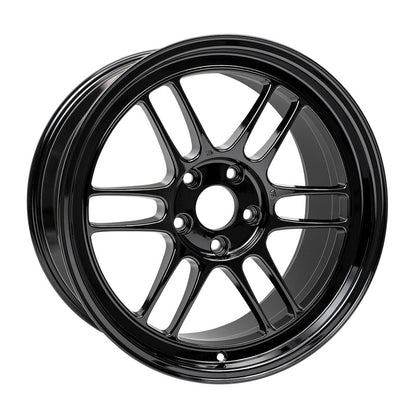 Enkei RPF1 18x9.5 5x114.3 38mm Offset 73mm Bore Gloss Black Wheel MOQ 40